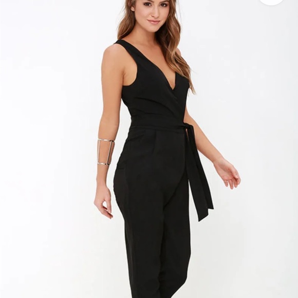 Lush Black Jumpsuit - Picture 7 of 9